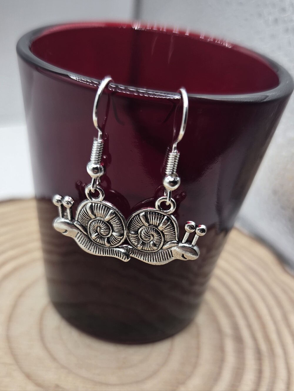 Snail Charm Earrings